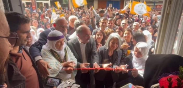 Yeşil Sol Parti Nusaybin'de seçim bürosu açtı