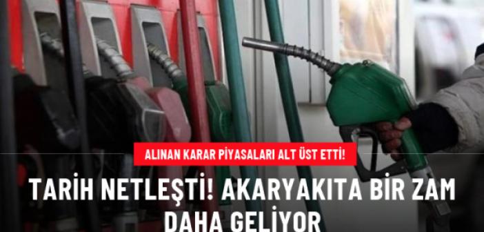 Alınan karar piyasaları alt üst etti! Benzinin ardından bir zam da motorine geliyor