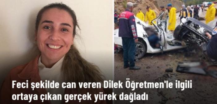 Acılı kardeş gözyaşlarıyla anlattı! Üzerine kaya düşen otomobilde ölen Dilek Öğretmen'in hedefi yönetici olmakmış