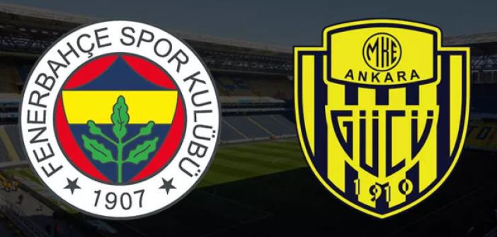 Fenerbahçe - Ankaragücü CANLI İZLE | Fenerbahçe - Ankaragücü canlı şifresiz kaçak maç linki | Selçuk Sports, İnattv, taraftarium 24