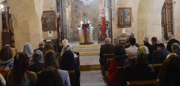 Mardin'de Paskalya Bayramı için ayin düzenlendi