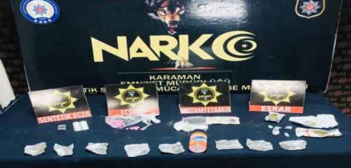 Karaman’da uyuşturucu operasyonu: 3 tutuklama