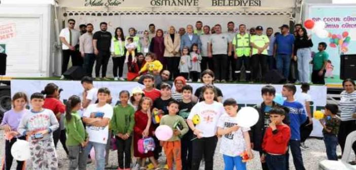 Osmaniye’de bayramda, depremzede çocuklara özel etkinlik