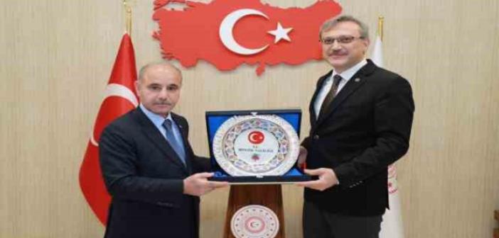 Emniyet Genel Müdürü Aktaş, Vali Ekinci ile bir araya geldi