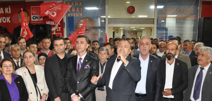 Mardin’de CHP'nin seçim koordinasyon merkezi açıldı