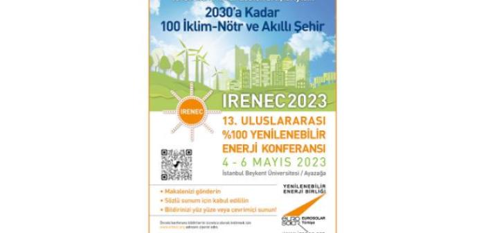 Yenilenebilir Enerji Konferansının 13’üncüsü 4 Mayıs’ta