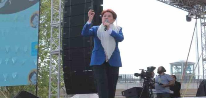 Akşener: "İYİ Parti’yi birinci parti yapın, ben de başbakan olayım"