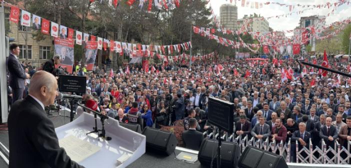 Bahçeli’nin Nevşehir Mitinginde Coşkulu Kalabalık!