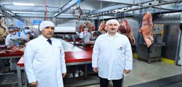 Bakanlar Karaismailoğlu ve Kirişci, Et ve Süt Kurumu Trabzon Et Kombinası’nın açılışını yaptı