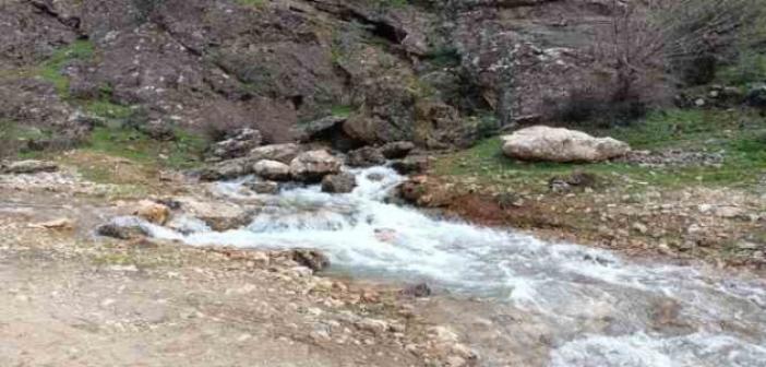 Yıllardır kuruyan su kaynağından depremden sonra su çıktı