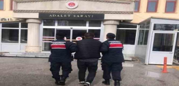 Hapis cezasıyla aranan şahıs tabanca ve tüfeklerle yakalandı