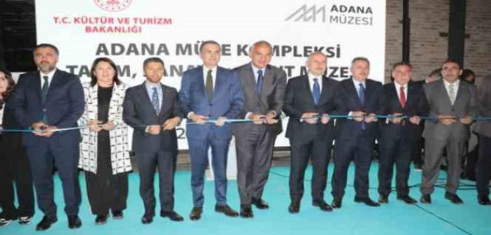 Bakan Ersoy: 'Türkiye’nin en büyük, dünyanın ise beşinci en büyük müze kompleksini Adana’mıza kazandırdık'