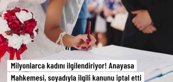 Bütün Kadınları ilgilendiren bir Haber! Yargı soyadı kararını verdi