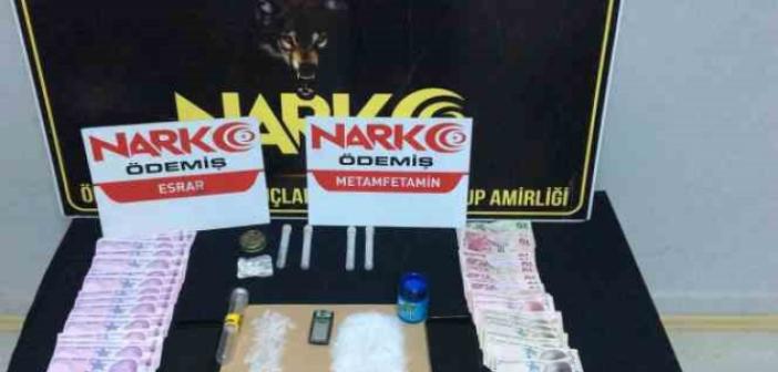 Deney tüpünde uyuşturucu taşıyan şahıs yakalandı