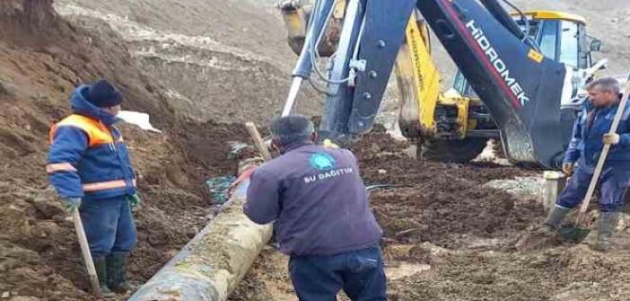 Hakkari’de ana su şebekesi hattı onarıldı