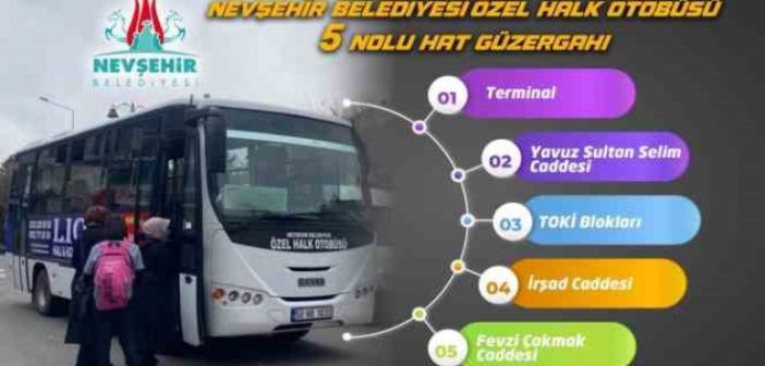 Nevşehir’de otobüs güzergahı değişti