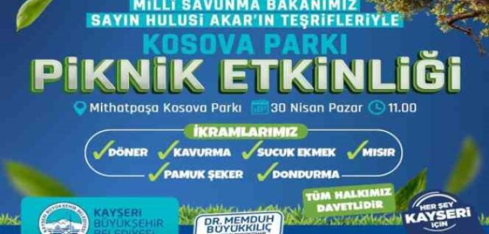 Vatandaşlar piknik etkinliğinde buluşuyor