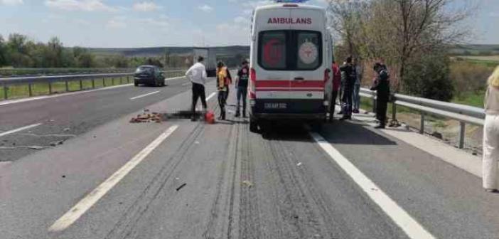 Edirne’de feci kaza: Hamile kadın karnındaki bebeğiyle can verdi