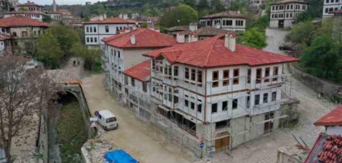 Safranbolu’da han arkasında çalışmalar hızlandı