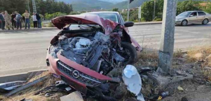 3 günlük aracının motoru metrelerce ilerde bulundu