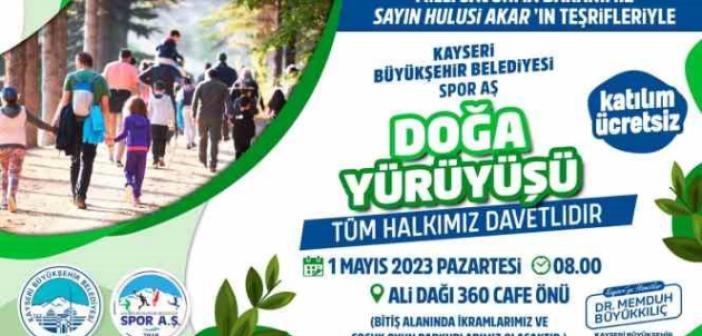 Kayseri Büyükşehir’den Doğa Yürüyüşü
