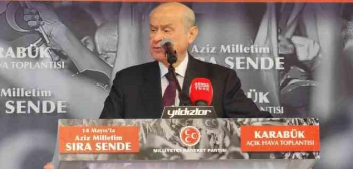 MHP Genel Başkanı Bahçeli, Karabük’te halka hitap etti