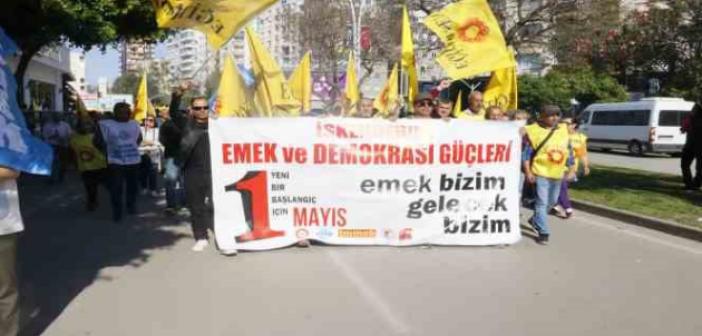 Adana’da 1 Mayıs yürüyüşü