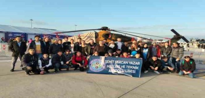 Şehit Sercan Yazar Meslek Lisesi öğrencileri TEKNOFEST’te