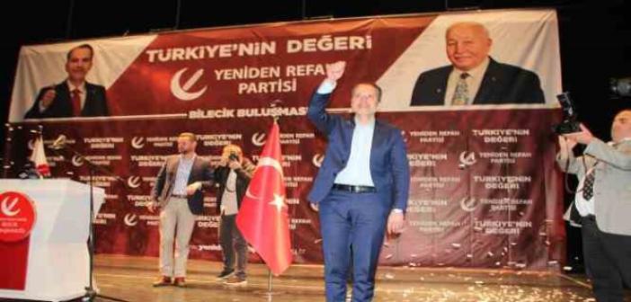 Yeniden Refah Partisi Genel Başkanı Fatih Erbakan Bilecik’te konuştu