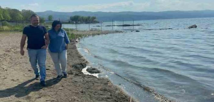 İznik gölü çekildi, tarihi sikkeler su yüzeyine çıktı