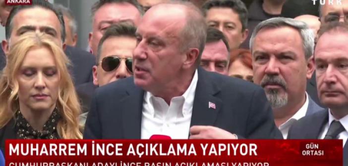 Muharrem İnce’nin montajlı videolarına yönelik açıklamalar İZLE