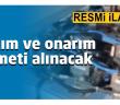 BAKIM VE ONARIM HİZMETİ ALINACAKTIR