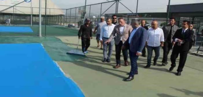 Şırnak uluslararası tenis turnuvasına hazırlanıyor