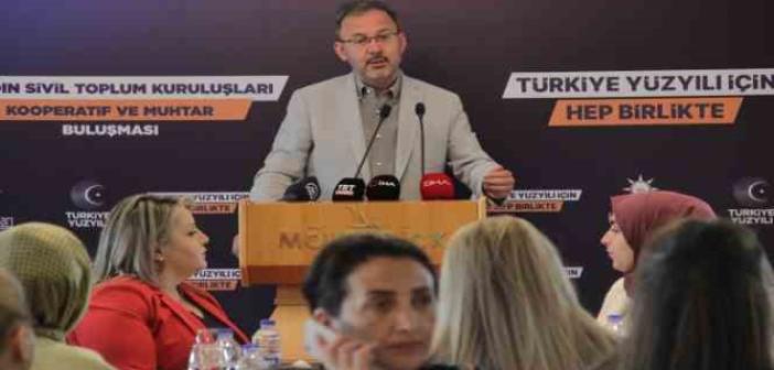 Bakan Kasapoğlu: “Kadının misyonunu birlikte arttıracağız”