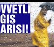 Meteorolojiden "yer yer kuvvetli" yağış uyarısı