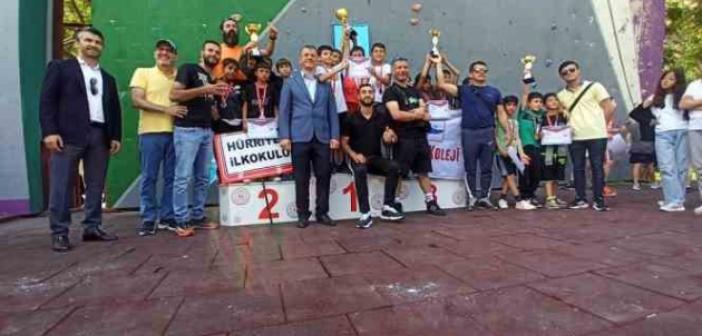 ‘Spor Tırmanış Minikler Türkiye’ şampiyonları Diyarbakır’dan