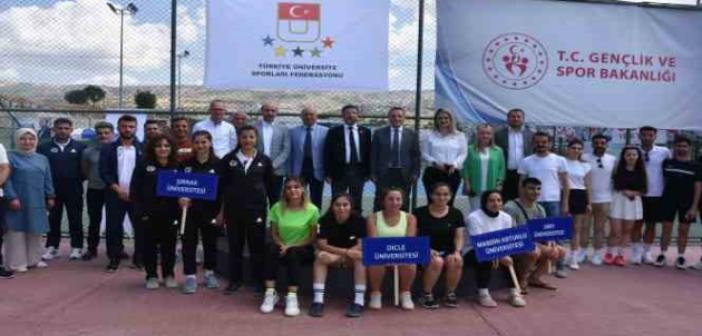 Şırnak’ta üniversiteler arası Tenis Bölge Şampiyonası başladı