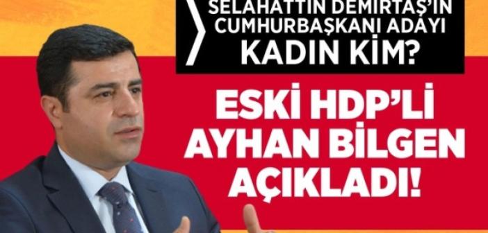 Demirtaş'ın Cumhurbaşkanı adayı olarak teklif ettiği ismi Bilgen açıkladı