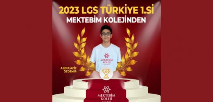 LGS 2023 Türkiye Birincisi Nusaybinden