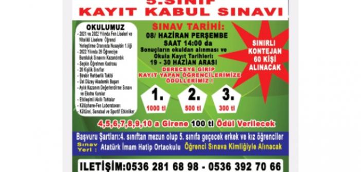 Okula kayıt sınavı başvuruları başladı