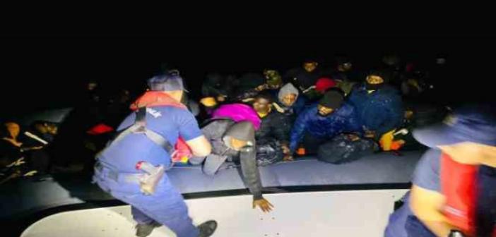 Çeşme’de 82 düzensiz göçmen yakalandı