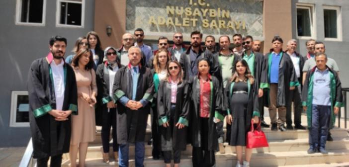 Mardin Barosu Nusaybin'de iki Avukatın tehdit edilmesini kınadı