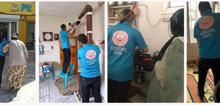 Kızıltepe Vefa ekipleri ihtiyaç sahiplerinin yardımına koşuyor