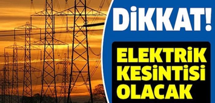 Mardin'in 5 ilçesinde elektrik kesintisi uygulanacak