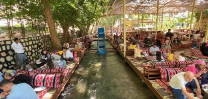 Mardin’de mesire alanlarında bayram yoğunluğu