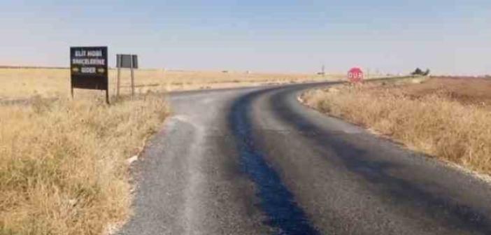 Mardin'de sıcaklardan asfalt eridi
