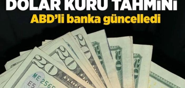 Dev banka daha önceki dolar tahminini arttırarak güncelledi