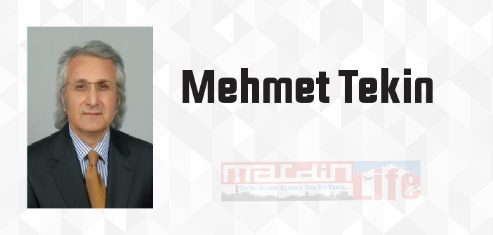 Mehmet Tekin kimdir? Mehmet Tekin kitapları ve sözleri