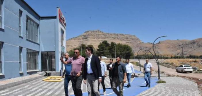 Derik'in ilk spor kompleksi bitme aşamasına geldi