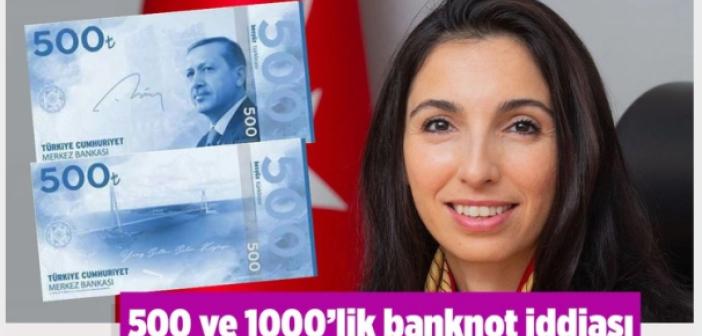 500 ve 1000 liralık banknotlar!...